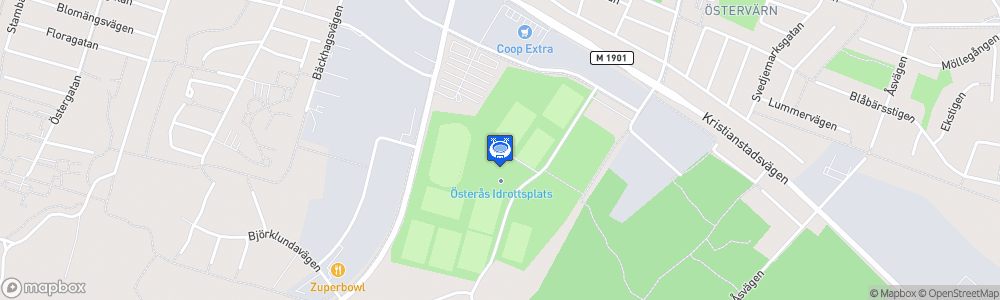 Static Map of Österås IP