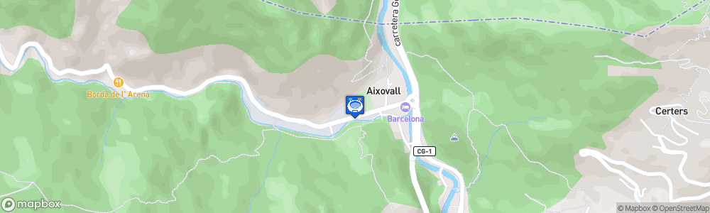 Static Map of Estadi Comuna d'Aixovall