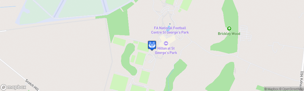 Static Map of St George's Park National Football Centre
