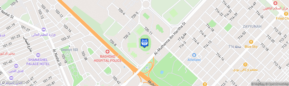 Static Map of Al-Sha'ab International Stadium