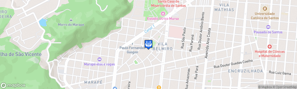 Static Map of Nova Vila Belmiro