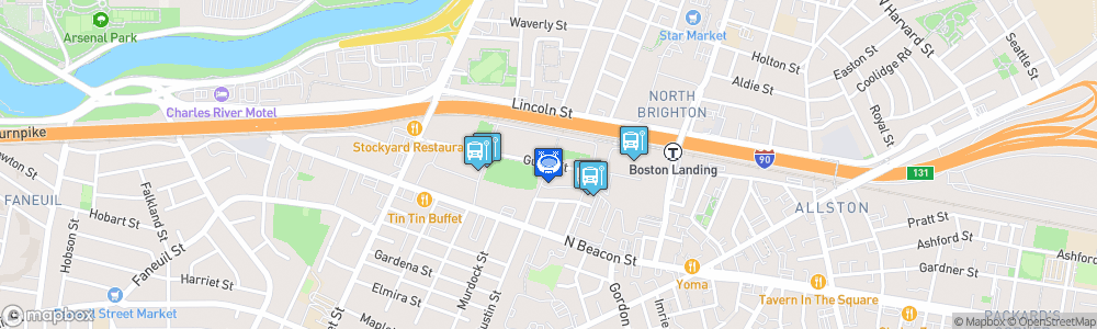 Static Map of Warrior Ice Arena