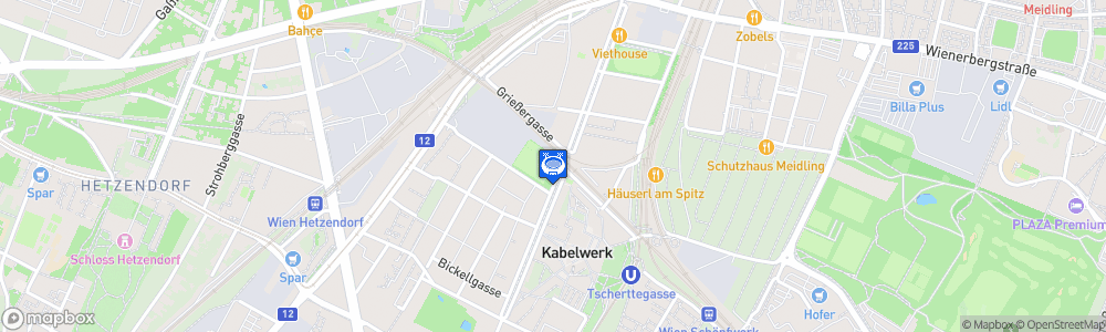 Static Map of Sportplatz Wiener Viktoria