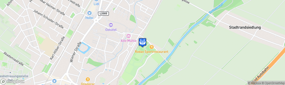 Static Map of Sportzentrum Traiskirchen