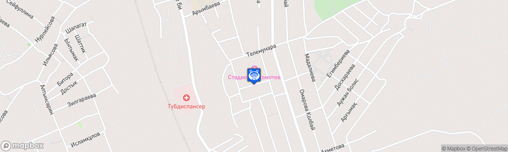 Static Map of Stadion Lokomotiv Arys