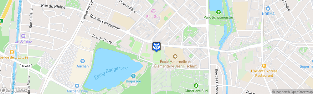 Static Map of Stade de la Canardière