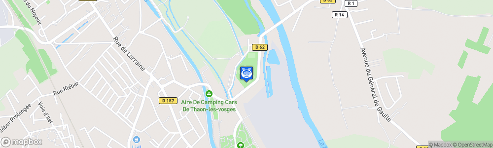 Static Map of Stade Armand Lederlin