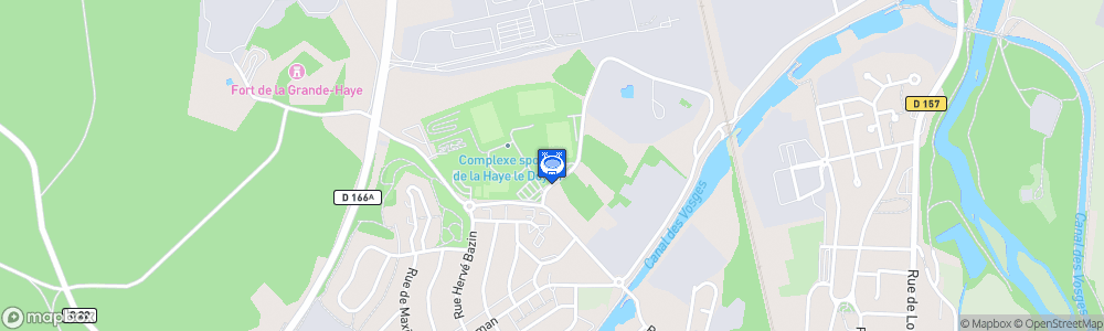Static Map of Stade de la Haye le Doyen