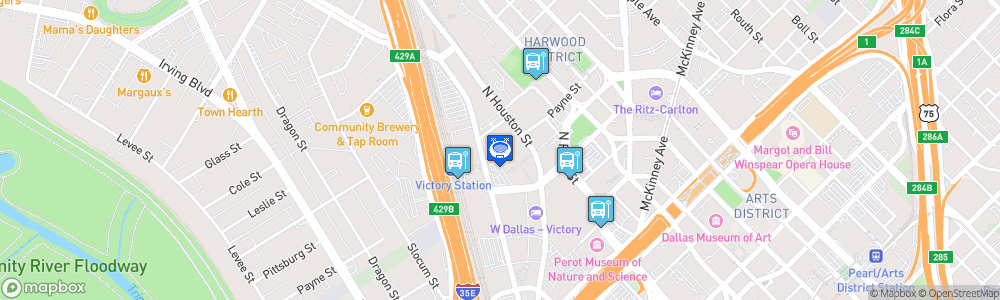 Static Map of American Airlines Center