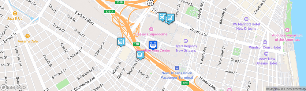 Static Map of Smoothie King Center