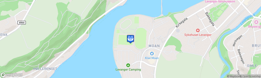 Static Map of TOBB Arena Levanger