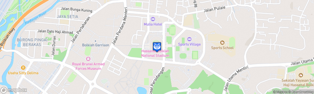 Static Map of Stadium Sultan Hassanal Bolkiah