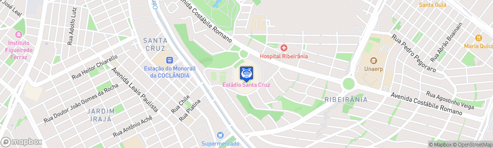 Static Map of Estádio Santa Cruz