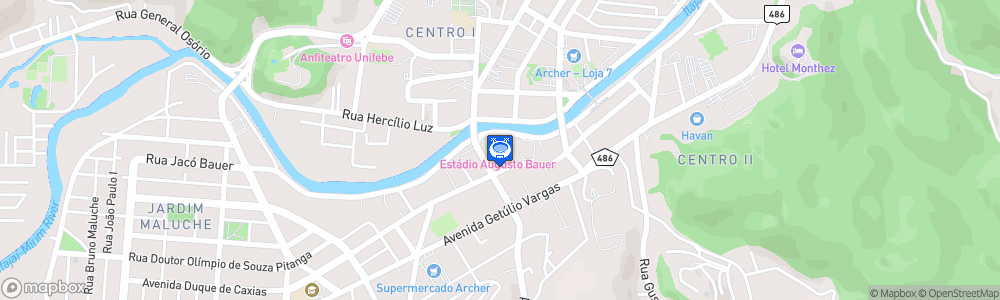 Static Map of Estádio Augusto Bauer