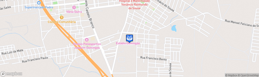 Static Map of Estádio Olímpico Horácio Domingos de Sousa
