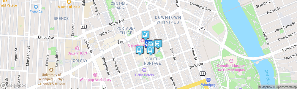 Static Map of Canada Life Centre