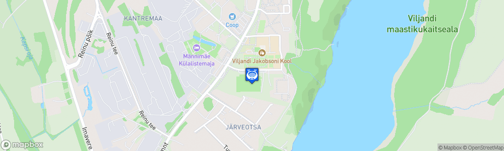 Static Map of Viljandi Männimäe Jalgpallihall