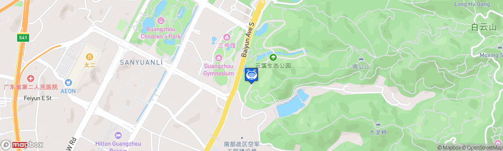 Static Map of Guangzhou Gymnasium