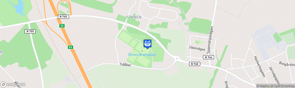Static Map of Övrevi IP