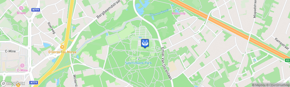 Static Map of SportinGenk Park Stadium