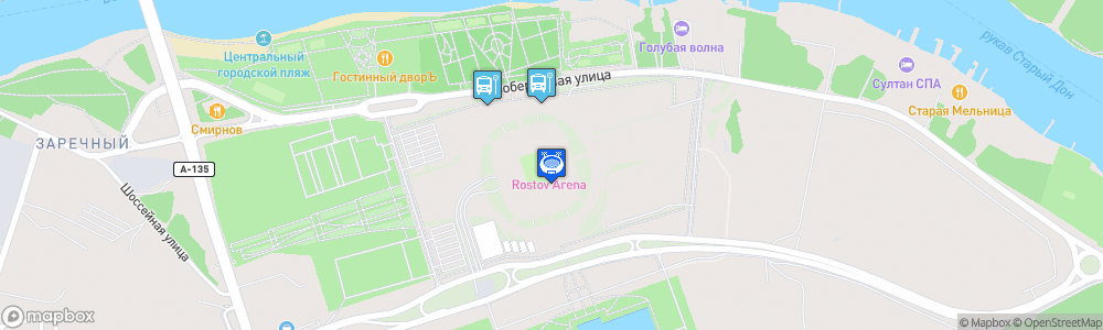 Static Map of Rostov Arena