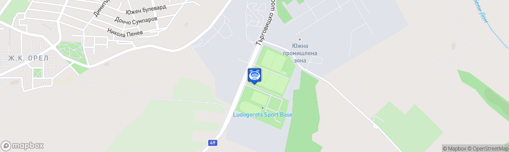 Static Map of Ludogorets Academy