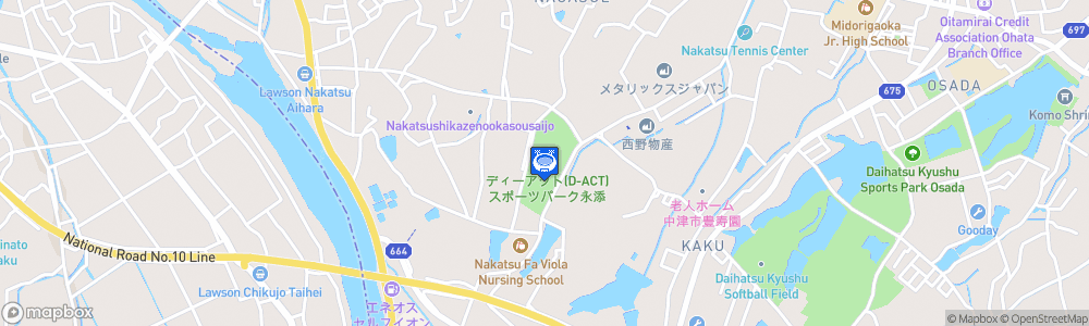 Static Map of Nagazoe Sports Park