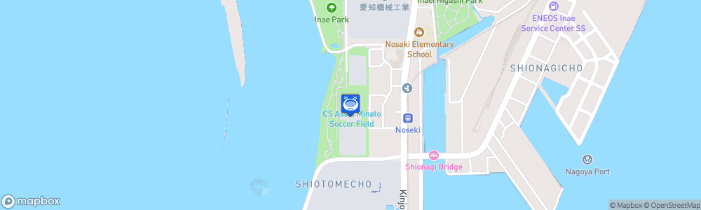Static Map of Nagoya Minato Stadium