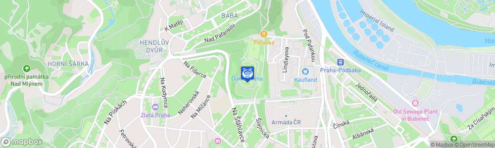 Static Map of Stadion Juliska