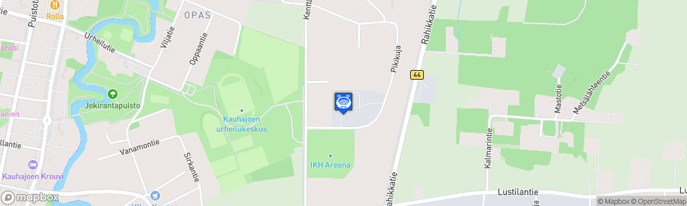 Static Map of IKH Areena