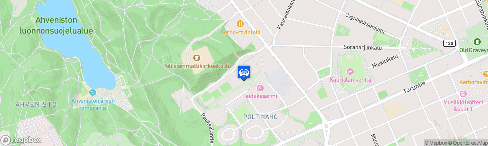 Static Map of Jääliikuntakeskus Hakio