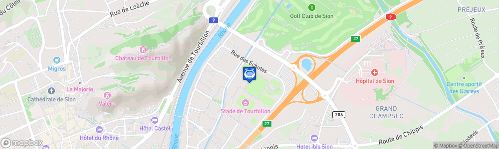 Static Map of Cervin Coliseum