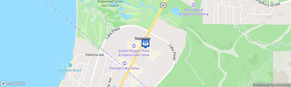 Static Map of Tahoe Blue Event Center