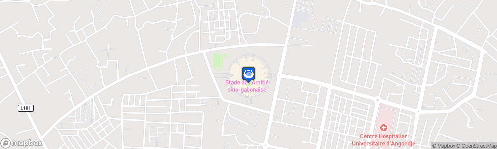 Static Map of Stade d'Angondjé