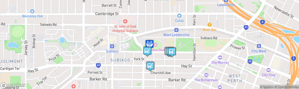 Static Map of Domain Stadium