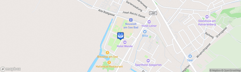 Static Map of Sportzentrum Neusiedl