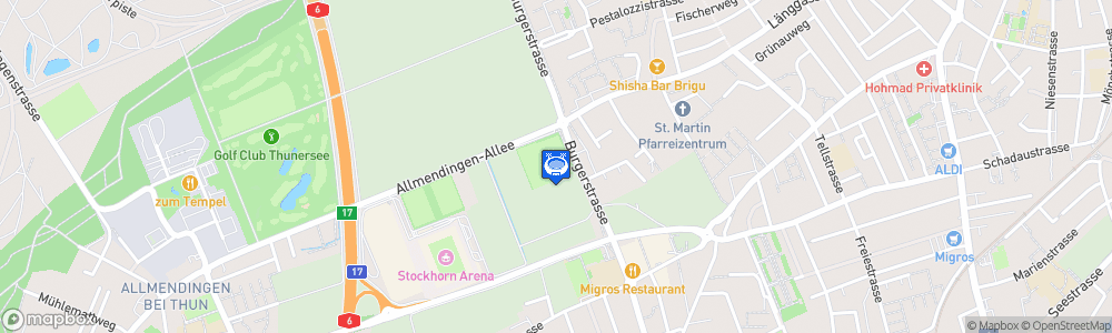 Static Map of Sportanlage Burgerweg