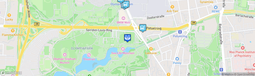 Static Map of Red Bull Arena - Munich