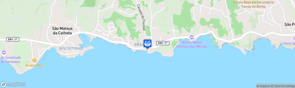 Static Map of Campo de Jogos de São Mateus da Calheta