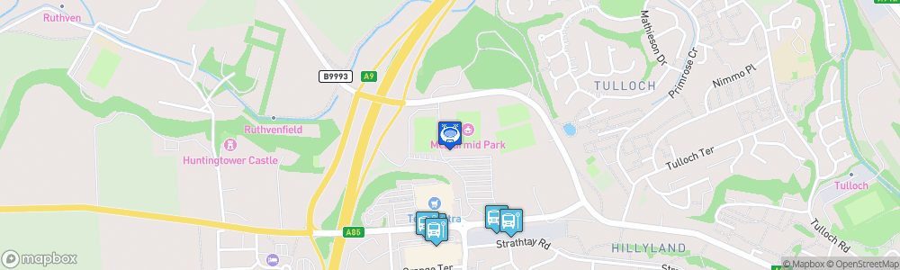 Static Map of McDiarmid Park