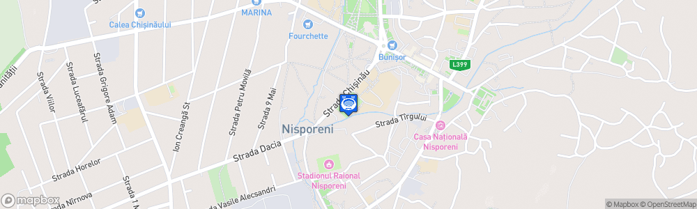 Static Map of Teren sintetic Nisporeni