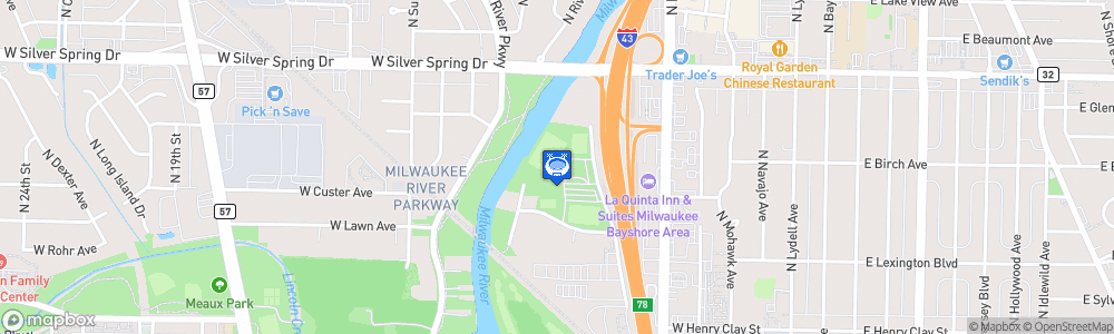 Static Map of Heartland Value Fund Stadium