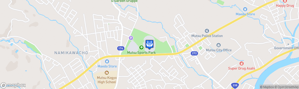 Static Map of Mutsu Stadium