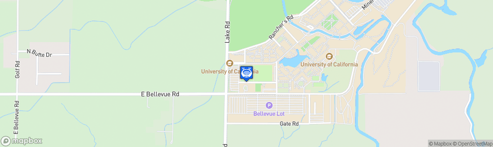 Static Map of Bobcat Field - Merced
