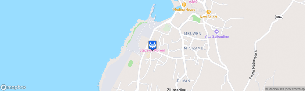 Static Map of Stade de Beaumer