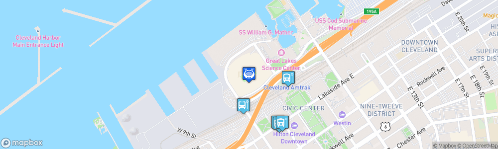 Static Map of FirstEnergy Stadium