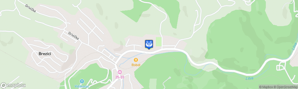 Static Map of Gradski Stadion Banovići