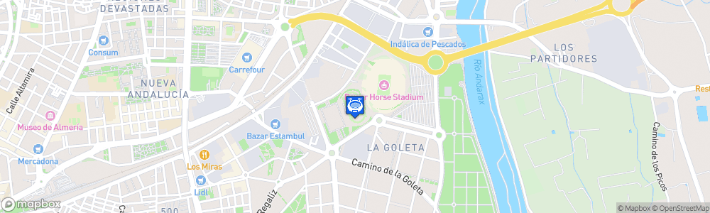 Static Map of Anexo Estadio de los Juegos del Mediterráneo
