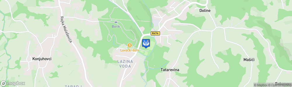 Static Map of Stadion Borik
