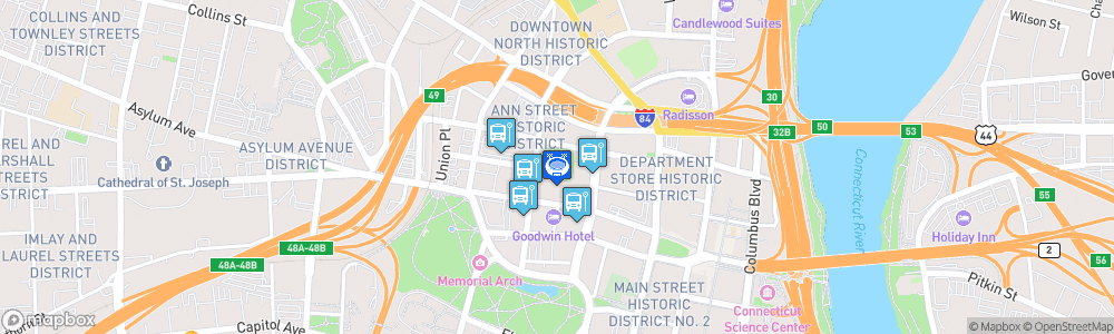Static Map of XL Center